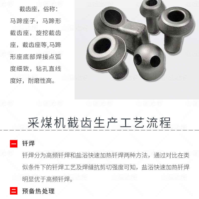 馬蹄形截齒座