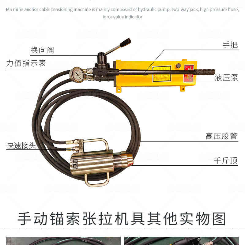 手動錨索張拉機分(fēn)解圖