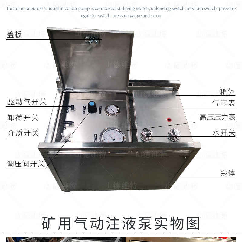 礦用(yòng)氣動注液泵分(fēn)解圖